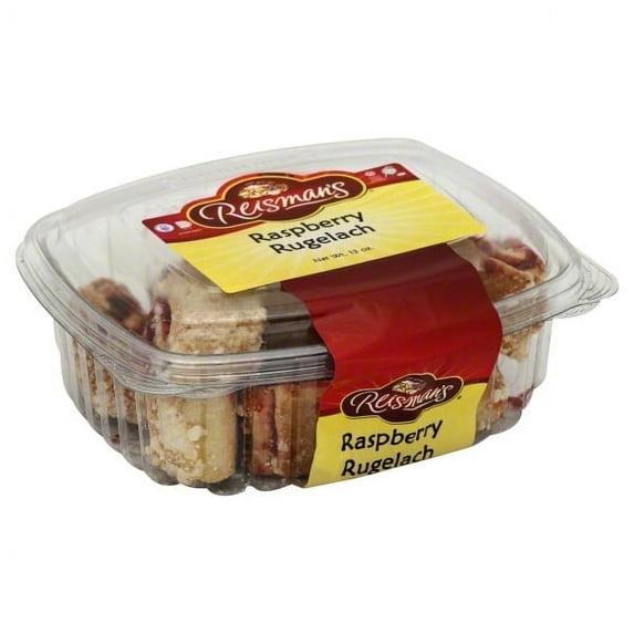 Reisman’s Raspberry Rugelach Swirls, Nut-Free and Dairy-Free Bakery Goods, 13 Oz