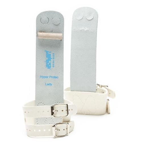 US Glove Hot Shot Leather Gymnastics Grips - Uneven Bars, Narrow Cut With Finger Locking, For Level 7+