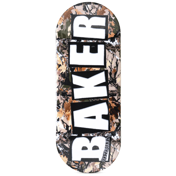 Reissue Baker Camo Fingerboard Deck Canadian Maple with Foam Tape Pro - 36mm