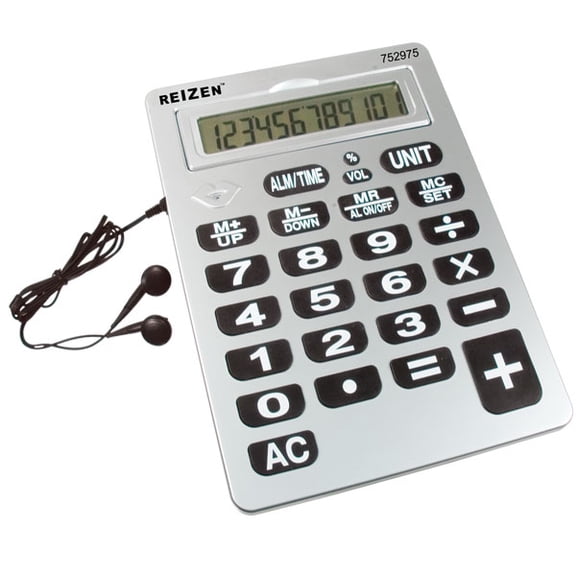 Jumbo 12-Digit Talking Calculator