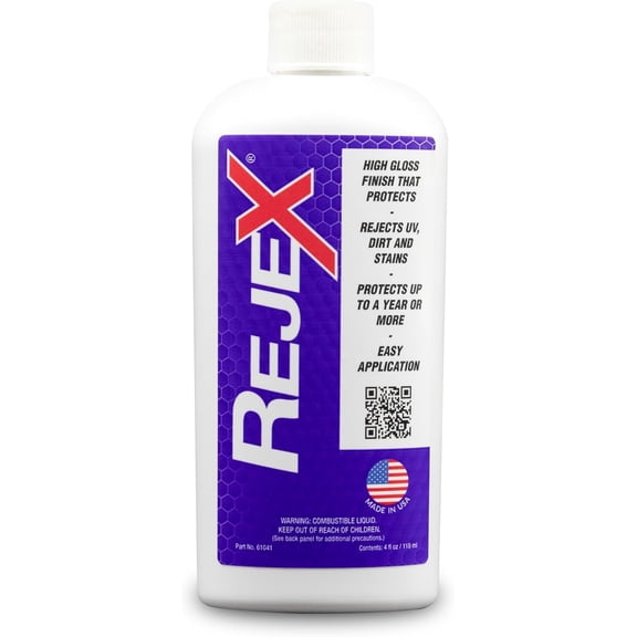 RejeX 61041 High Gloss Advanced Polymer and Protective Finish Cars, Motorcycles, UTVs 4 oz bottle (1 car or small SUV)
