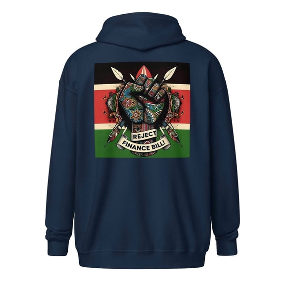 Reject Finance Bill Zip Up Hoodie