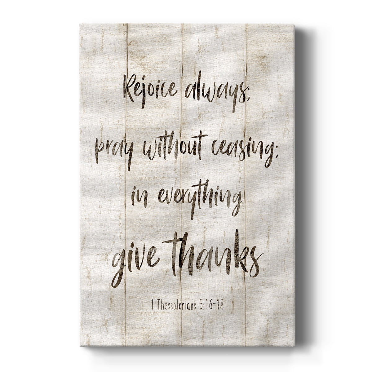 Rejoice Always Premium Gallery Wrapped Canvas - Ready to Hang