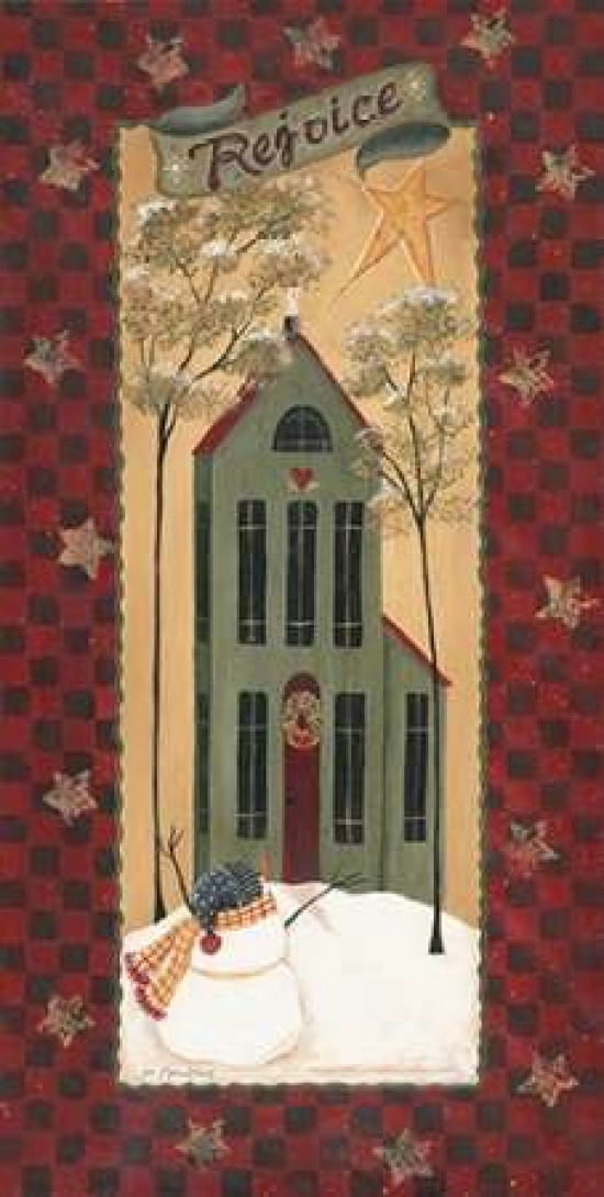 Rejoice Canvas Art - Jo Moulton (10 x 20)