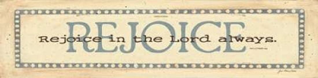 Rejoice Canvas Art - Jo Moulton (8 x 24)