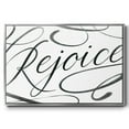 thumbnail image 1 of Rejoice - Framed Gallery Wrapped Holiday Canvas - 27 x 41 - Silver Frame, 1 of 8
