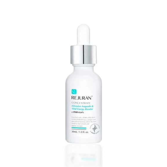 REJURAN Concentrate Intensive Ampoule & Vital Energy Booster c-PDRN 0.4%, Facial Skincare Serum, 30mL / 1.0 fl. oz.