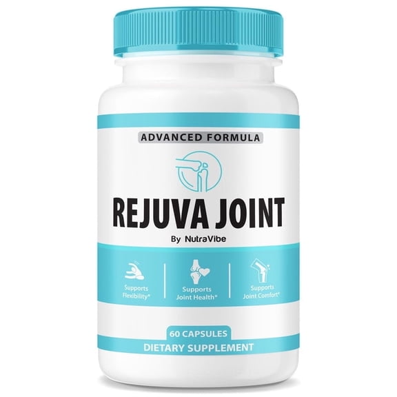 Rejuva Joint Capsules  Natural Joint Support Formula for Flexibility, Mobility & Confidence in Movement | Daily Formula for Comfort, Recovery & Active Lifestyle (60 Capsules)