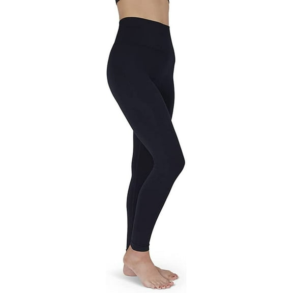 Rejuva Seamless Compression Leggings 15-20 mmHg Black Size S