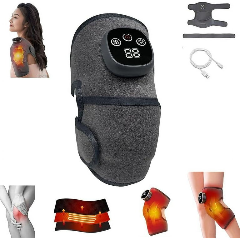 LANFENG Advanced Knee Relief Device, 3 Vibrations and 5 Heating Modes, Multi-Functional Pain Relief Heated Massager, Best Gift for parents (Standard type) - Walmart.com
