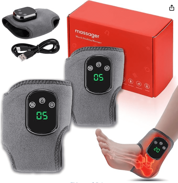 Rejuvacare Foot Massager, 2026 Foot Renew Triple Method Massager - Customizable Massage, 3-Speed Vibration & 5-Temperature Settings for Achilles Tendinitis & Plantar Fasciitis (Foot * 2)