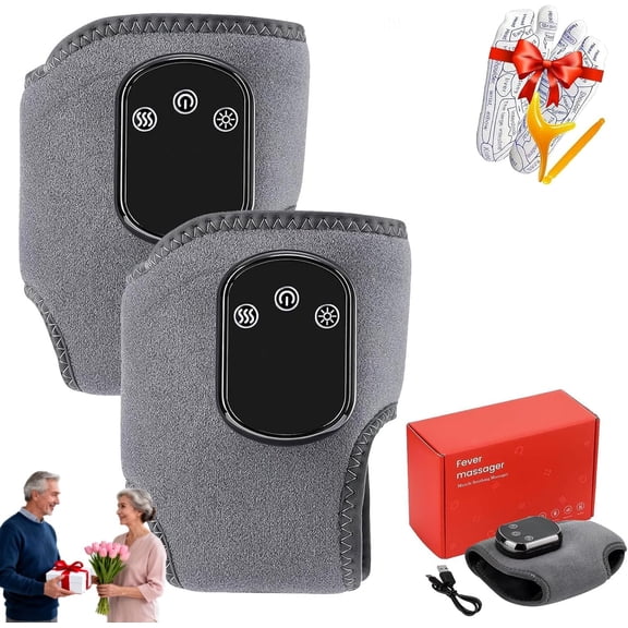 Rejuvacare Foot Massager, 2026 Upgrade Rejuvacare Foot Renew, Triple Method Massager for Neuropathy, 3-Speed Vibration & 5-Temperature Settings, for All Ages Ankle Massage (Ankle*2)