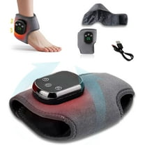 Rejuvacare Foot Massager - 3 in 1 Foot Renew Massager Cordless Heated Ankle Wrap with 3 Vibration Modes & 5 Heat Levels, Relief for Neuropathy, Tendinitis & Plantar Fasciitis