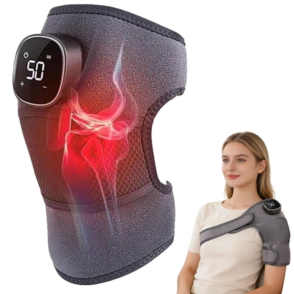 Rejuvacare Shoulder Massager - Rejuvacare Triple Method Massager-Heat, Massage & Compression for Pain Relief Deep Tissue,Cordless Shoulder Heating Pad with Massage,Rotator Cuff Heating Pad