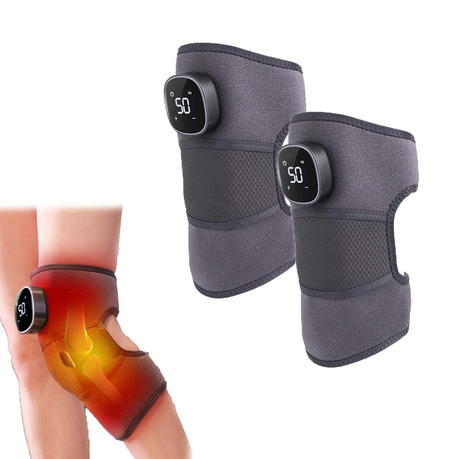 Rejuvaknee Advanced Knee Relief, Hot Care Massager, Heat & Vibration