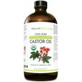 thumbnail image 1 of RejuveNaturals Castor Oil (16oz Glass Bottle) USDA Certified Organic, 100% Pure, Cold Pressed, Hexane Free. Boost Hair Growth for Thicker, Fuller Hair, Lashes & Eyebrows., 1 of 8