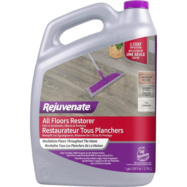 Rejuvenate All Floors Restorer and Polish Fills in Scratches Protects