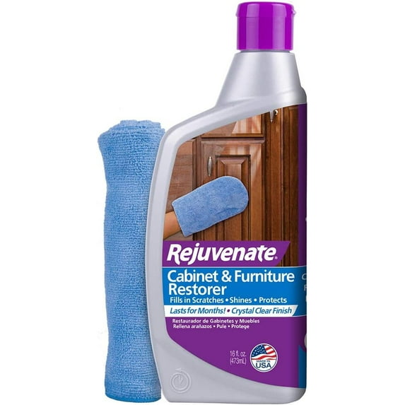 Rejuvenate Cabinet and Furniture Crystal Clear Wood Finish, 16 fl oz