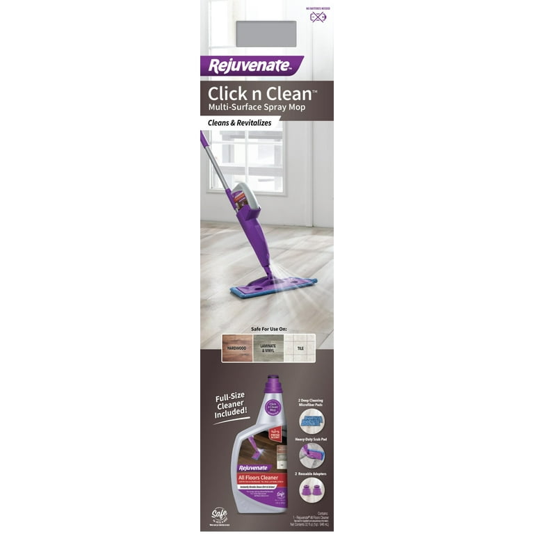 Rejuvenate Click n Clean Multi-Surface Spray Mop System, Floor