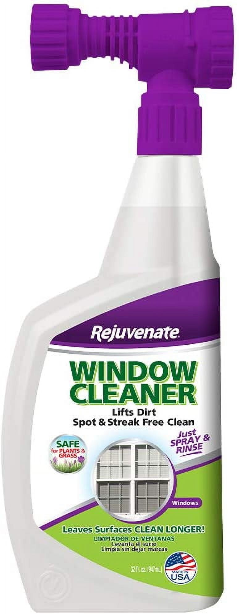 Rejuvenate High Performance Outdoor Window Spray and Rinse Cleaner with