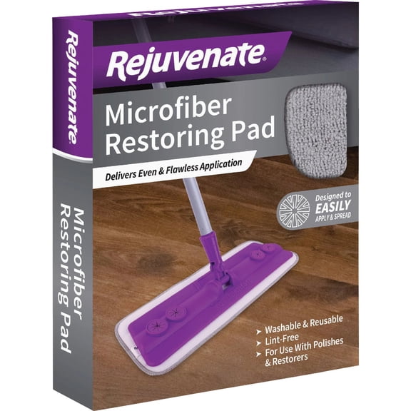 Rejuvenate Click n Clean Microfiber Restorer Pad Refill - Steam Mop Pad - 1 Piece, Multicolor