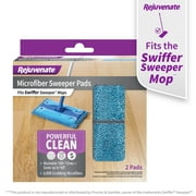 Rejuvenate Microfiber Sweeper Pads Fit Swiffer Sweeper Mops, 2 Count