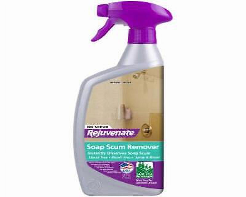 Rejuvenate No Scent Shower and Tile Cleaner 24 oz. Liquid (Pack of 6