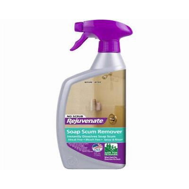 Rejuvenate No Scent Shower and Tile Cleaner 24 oz. Liquid (Pack of 6