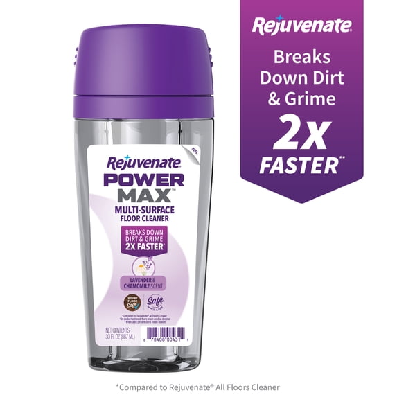 Rejuvenate PowerMax Multi-Surface Floor Cleaner Lavender & Chamomile Scent 30 oz Cartridge