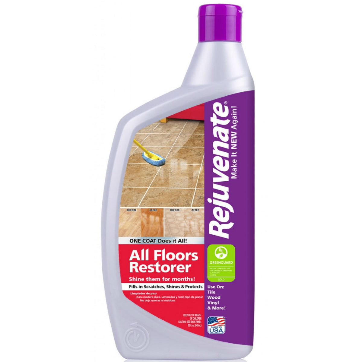 Rejuvenate RJ32F All Floors Restorer, 32 Oz, Each - Walmart.com