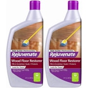 Rejuvenate Professional Wood Floor Restorer and Polish with Durable Finish Non-Toxic Easy Mop On Application High Gloss Finish 32oz Pack of 2