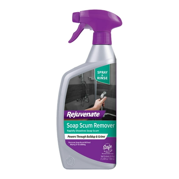 Rejuvenate Soap Scum Remover, Scrub Free Cleaning Formula, 2 Pack, 24 Ounces