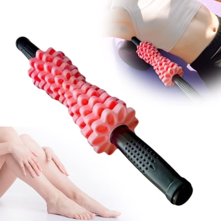 Deep Tissue Muscle Roller Stick for Athletes - 13 Roller Massage Tool for Calves Recovery and