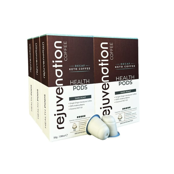 Rejuvenation Decaf Keto Coffee Nespresso Original Line Pods - 100 pods