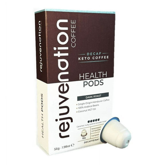 Rejuvenation Water Decaf Keto Coffee Nespresso Original Line Pods - 10 pods