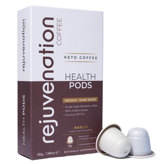 Rejuvenation Water Keto Coffee Nespresso Original Line Pods - 10 pods