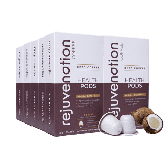 Rejuvenation Water Keto Coffee Nespresso Original Line Pods - 100 pods