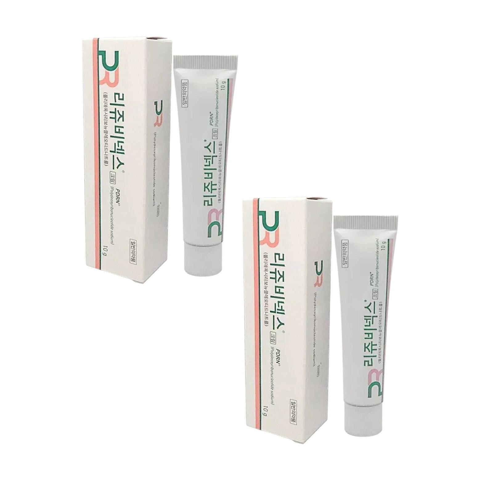 Rejuvenex PDRN Cream 10g (2-Pack) | Korean OTC K-Beauty Skincare with Salmon DNA | Nourishing & Wound Recovery Moisturizer for All Skin Types