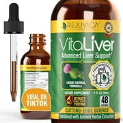 Rejuvica Health VitaLiver Liver Support Supplement with Milk Thistle & Artichoke, 2 fl oz