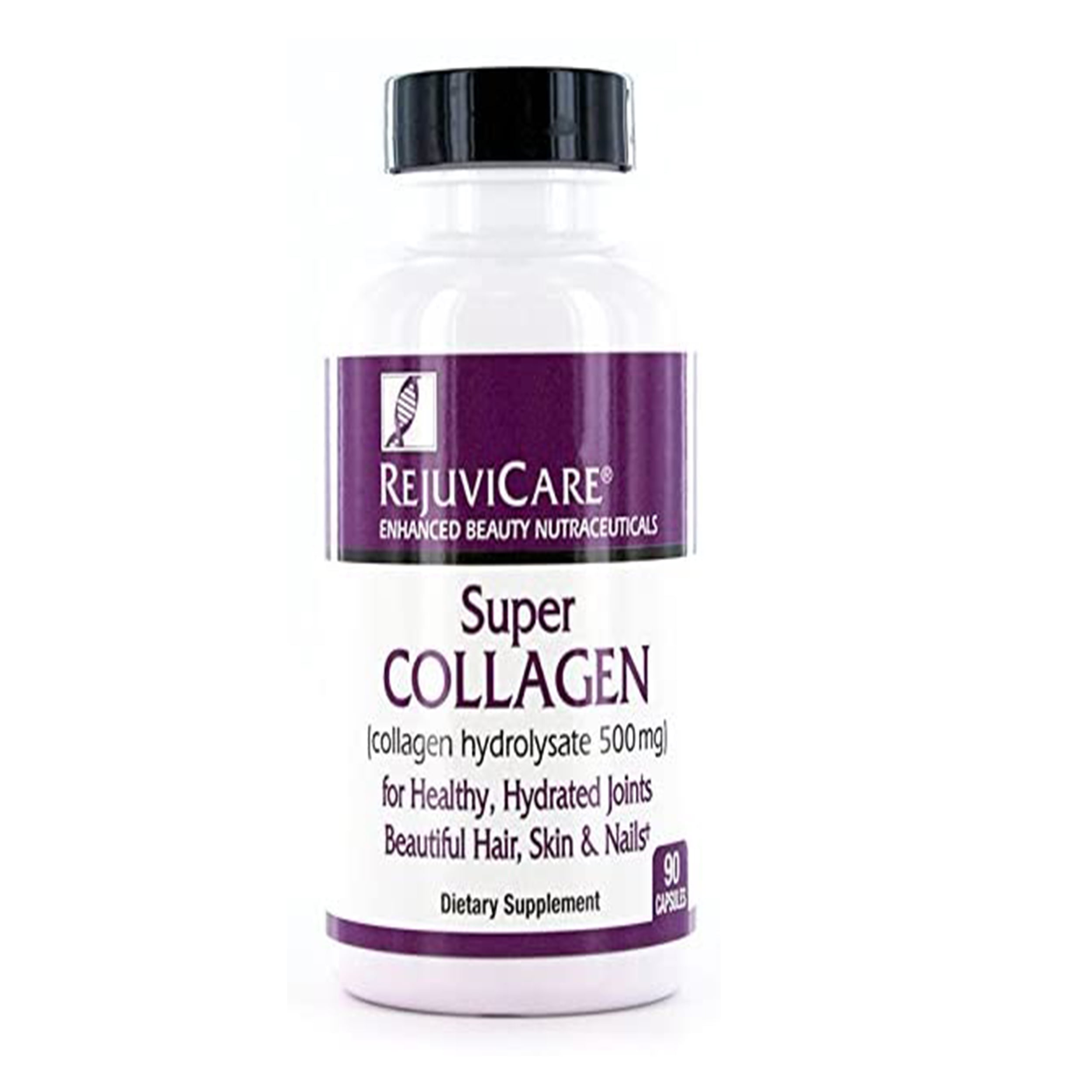 Rejuvicare Super Collagen Hydrolysate 500mg Enhanced Beauty, 90ct, 4-Pack