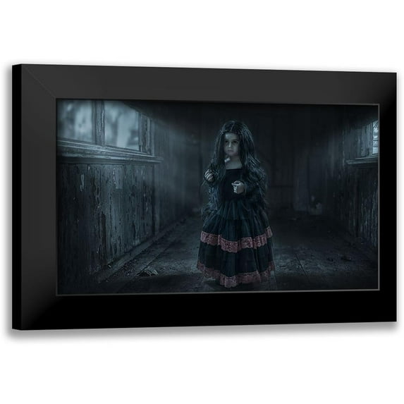 Rekhov, Sergej 18x12 Black Modern Framed Museum Art Print Titled - Scary Tale