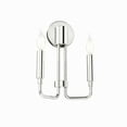 thumbnail image 1 of Modway Rekindle 2-Light Iron Metal Wall Sconce in Polished Nickel, 1 of 7