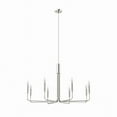 thumbnail image 1 of Modway Rekindle 8-Light Chandelier in Polished Nickel, 1 of 7