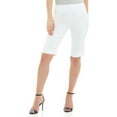 thumbnail image 1 of Rekkuna Women's Pull-On Modern Slim Fit Stretchy Comfort Short with 12" inseam (10, White), 1 of 5