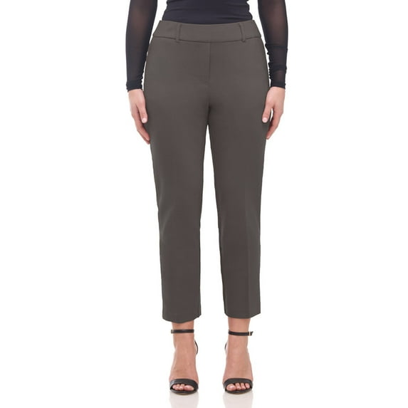 Rekkuna Women's Pull-On Silky Soft Gutsy Knit Office-Yoga Trouser with Pockets (X-Large, Dark Grey)