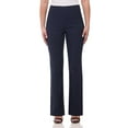 thumbnail image 1 of Rekkuna Women's Pull-On Stretchy Comfort Boot Cut Pant (X-Small, Navy), 1 of 7