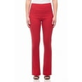 thumbnail image 1 of Rekkuna Women's Pull-On Stretchy Comfort Boot Cut Pant (X-Small, Red), 1 of 7