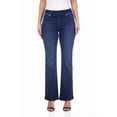 thumbnail image 1 of Rekkuna Women's Pull-On Super Stretchy and Soft Bootcut Jean (12, Dark Wash Sandblast), 1 of 6