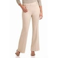 thumbnail image 1 of Rekkuna Women's Stretchy Comfort Pull-On Flare Leg Pant (10, Sand), 1 of 6