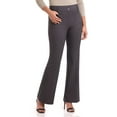 thumbnail image 1 of Rekkuna Women's Stretchy Comfort Pull-On Flare Leg Pant (6, Dark Grey), 1 of 6
